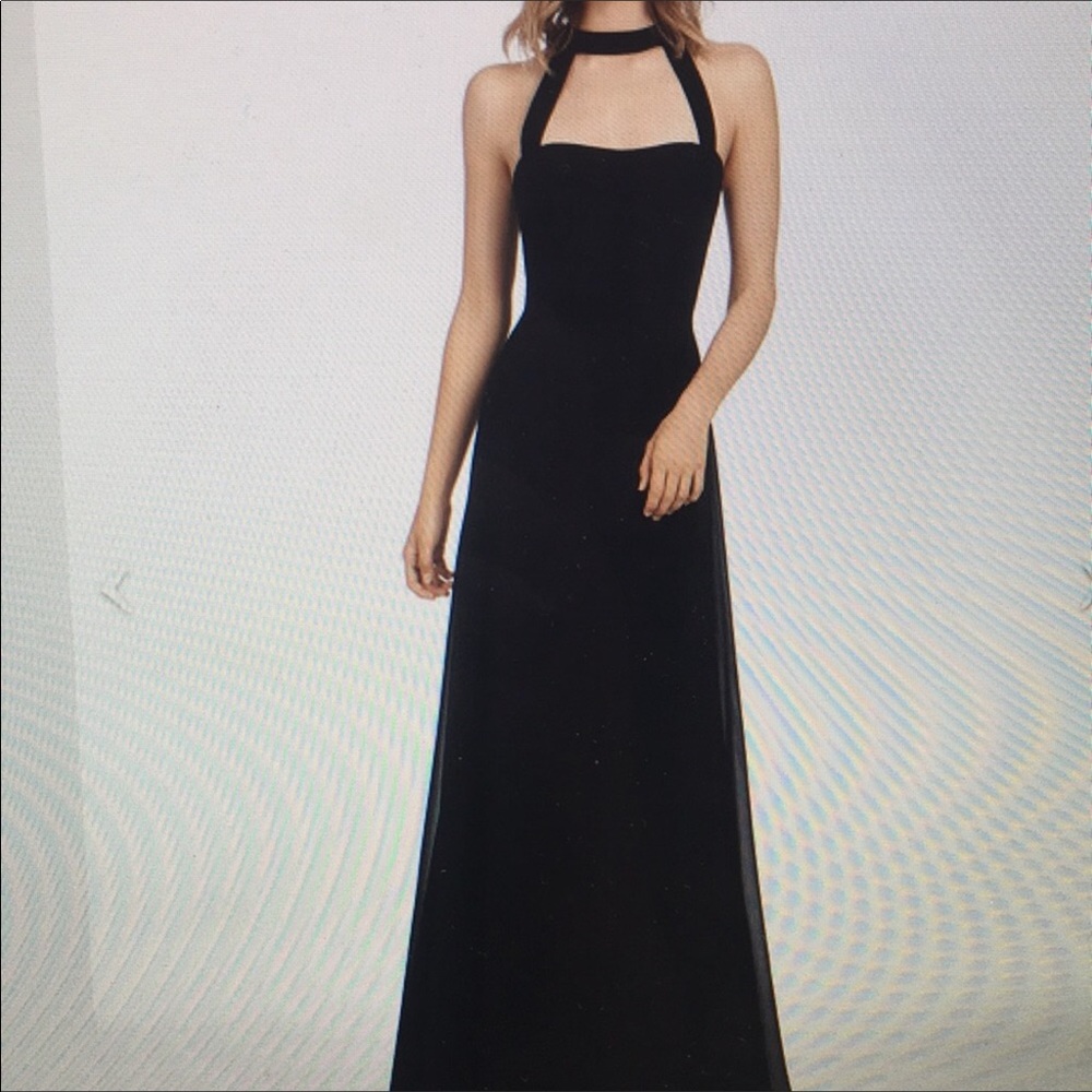 Hayley Paige Occasions High Neck Cutout Size 8